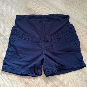 H&M navy maternity shorts size 6